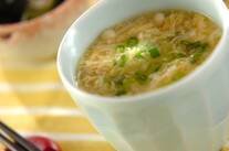 エノキのふんわり卵汁