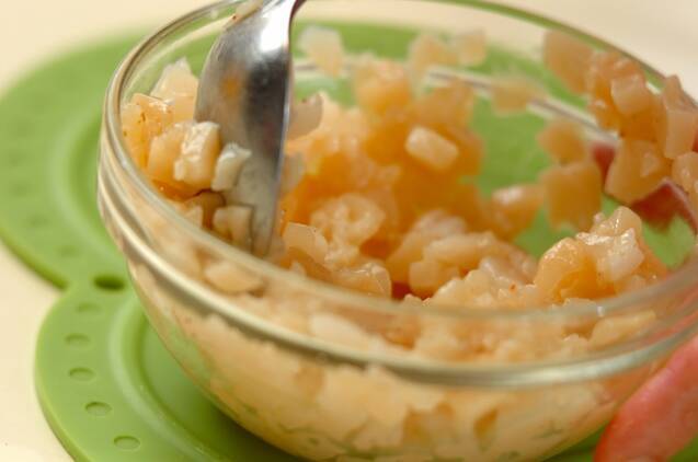 魚介のタルタル　クリスマスリースの作り方の手順3