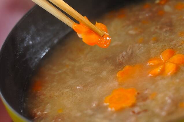 ひな祭りカレーライスの作り方の手順3