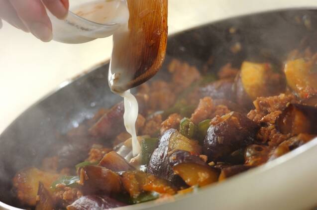 麻婆ナスの作り方の手順8
