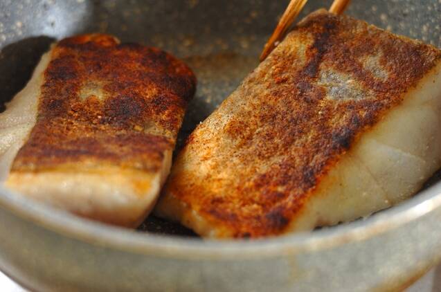 タラのワサビ風味ムニエルの作り方の手順2