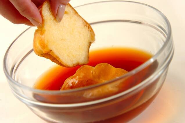 サバラン風デザートの作り方の手順1