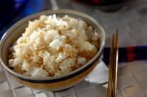 炒めジャコの混ぜご飯