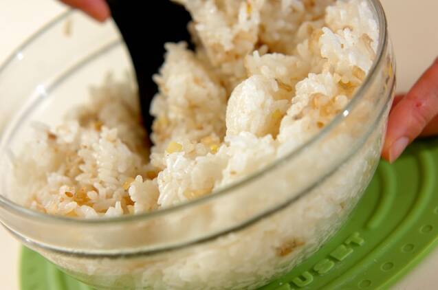 炒めジャコの混ぜご飯の作り方の手順5