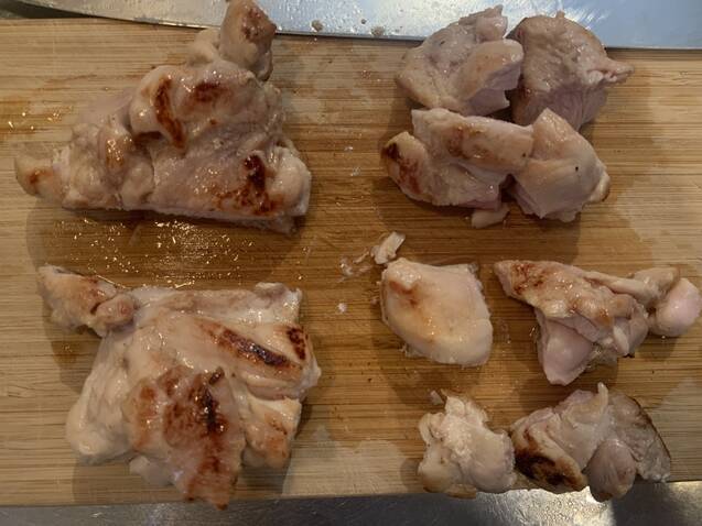 ソムリエが教える簡単リッチ飯 攻めの親子丼　白トリュフ香るの作り方の手順13