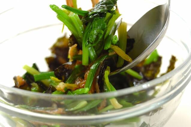ホウレン草のナメタケ和えの作り方の手順2