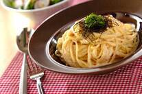 豆乳レシピ クリーミータラコパスタ by崎野 晴子さん