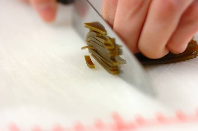 レタスのひたひたお浸しの作り方の手順1