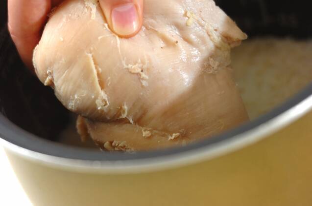 カオマンガイ風ご飯の作り方の手順3