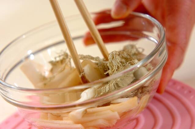 大根のとろろ昆布からめの作り方の手順1