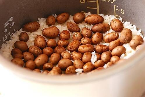 むかごご飯の作り方の手順6