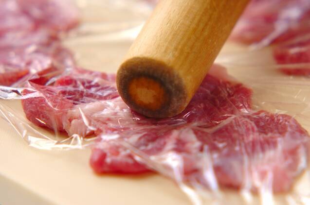 イタリアンペッパーカツポークの作り方の手順1