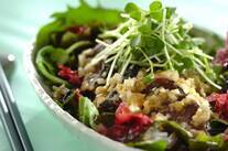 カツオのたたき新玉ドレッシング