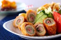 ささ身のロールフライ