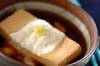 豆腐のとろろ汁の作り方の手順