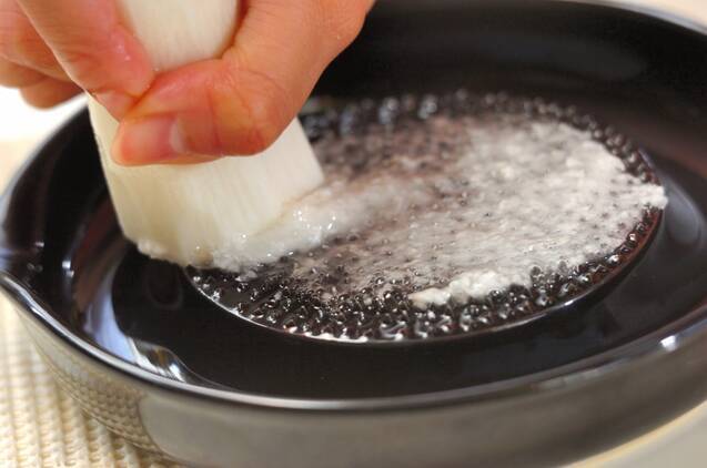 豆腐のとろろ汁の作り方の手順1