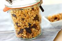 押し麦のグラノーラ