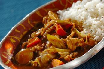 作り置き！麺つゆを使って和風カレー