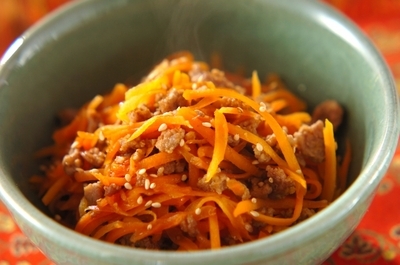 韓国風ニンジンしりしり 副菜 レシピ 作り方 E レシピ 料理のプロが作る簡単レシピ