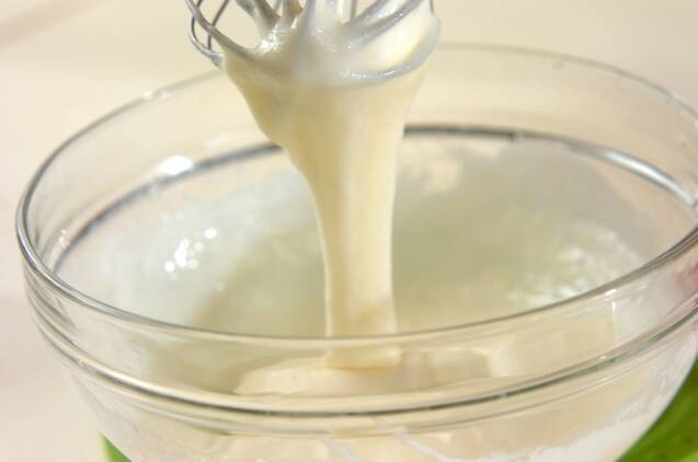 餅モチパンケーキの作り方の手順1