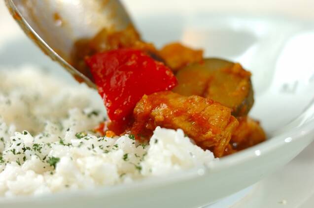 野菜たっぷりトマトカレーの作り方の手順3