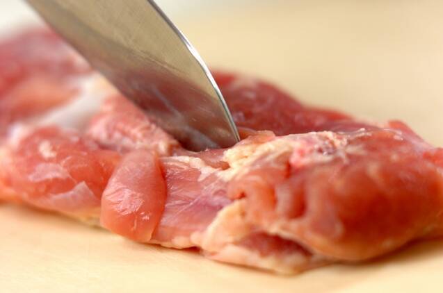 豚とり丼の作り方の手順1