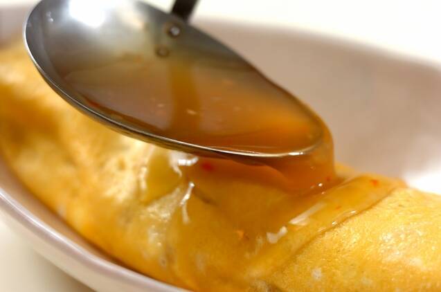 あんかけオムライスの作り方の手順11