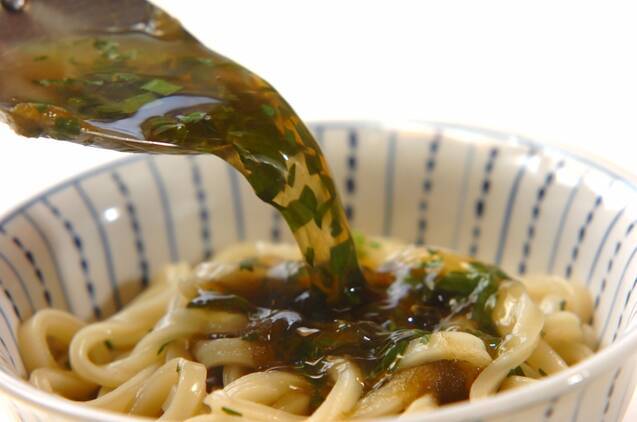 モロヘイヤのトロトロうどんの作り方の手順3