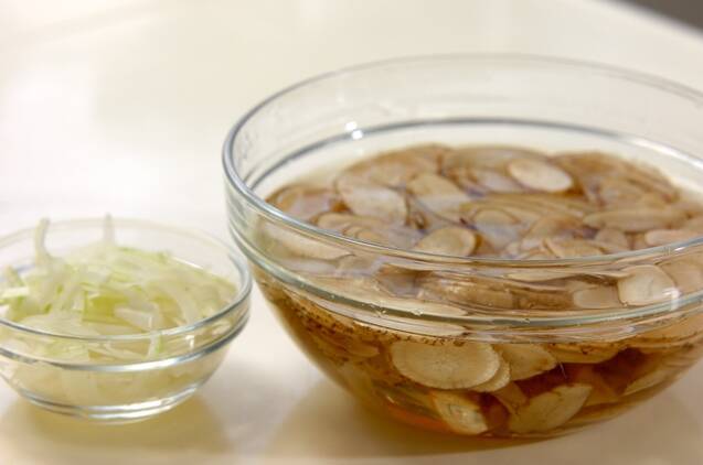 ゴボウのポタージュの作り方の手順1