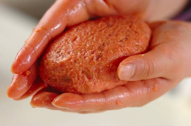 チーズハンバーグの作り方の手順4