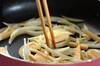 ご飯がすすむ！牛肉とニンニクの芽のオイスター炒めの作り方の手順5