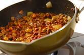 合いびき肉と豆のカレートマト煮の作り方4
