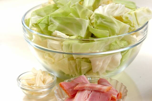 キャベツのトロトロスープ煮の作り方の手順1