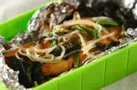 サーモンのホイル焼き