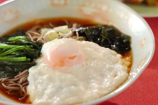 月見とろろそば レシピ 作り方 E レシピ 料理のプロが作る簡単レシピ