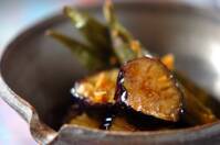 ナスとオクラのショウガじょうゆ漬け