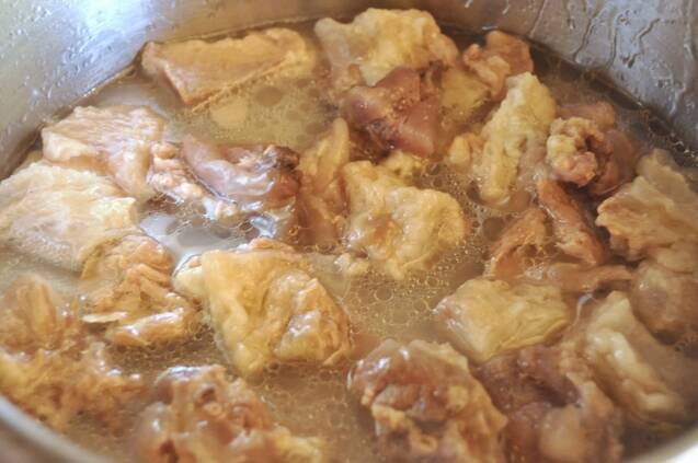 白ワインに合わせたい！牛スジとタケノコの煮物 by 保田美幸さんの作り方の手順5