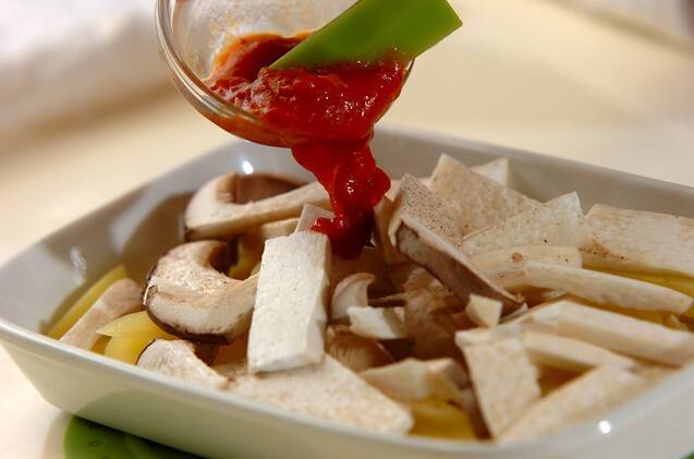 とろ～りチーズのポテト春巻きの作り方の手順2