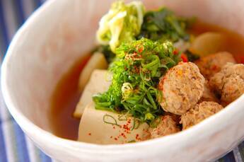 豚つくねと野菜の煮物