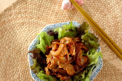 豚肉のオイスターカレー炒め