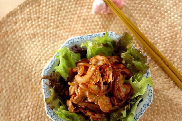 豚肉のオイスターカレー炒め