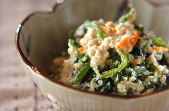 ホウレン草の白和え