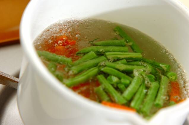 インゲンのゴママヨ和えの作り方の手順2