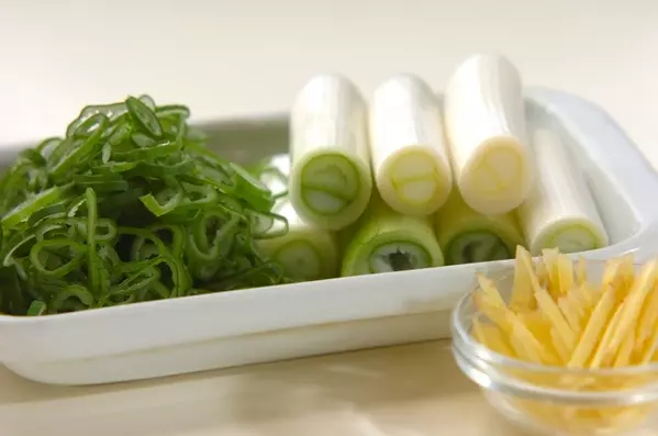 電子レンジでネギだくチキンの下準備2