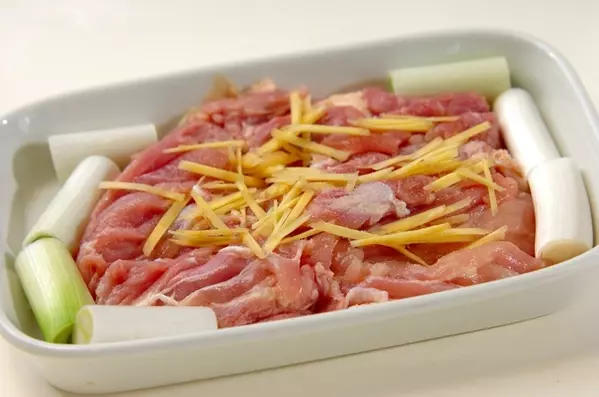 電子レンジでネギだくチキンの作り方1