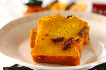 カボチャとチョコレートのパウンドケーキ