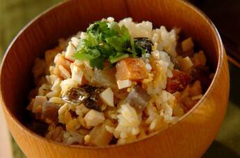 おでんで作る炊き込みご飯