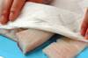 白身魚のネギソースの作り方の手順1