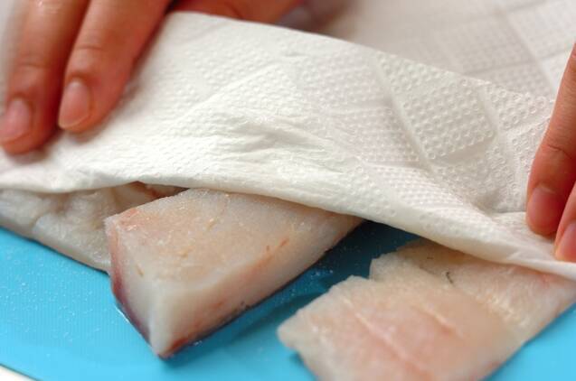 白身魚のネギソースの作り方の手順1