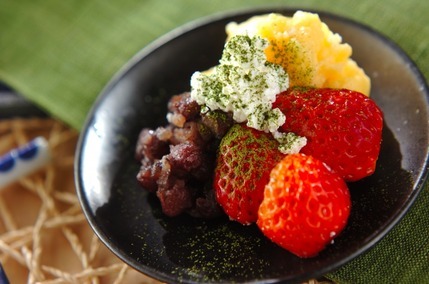 チーズとカスタードのデザート